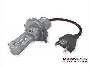 Headlight Bulbs (2) - H4 - Arc Lighting Tiny Monster - Concept Series LED w/ Adapter Harness Headlight Bulbs (2) - H4 - Arc Lighting Tiny Monster - Concept Series LED w/ Adapter Harness